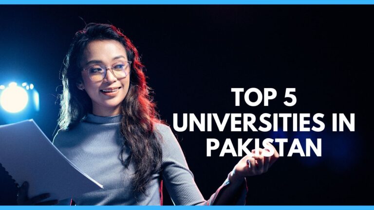 Top 5 universities in Pakistan